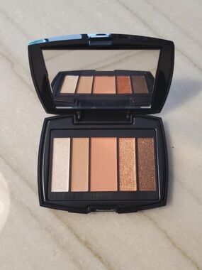 LANCOME Color Design Shadow & Liner Palette in Peach Soleil Travel Size 0.07oz